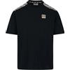 Aquascutum - T-shirt con Spalle a Quadri - - Tops - Uomo - Nero