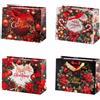 Ad Trend Borsa Regalo Natalizia in Carta Assortita 23x10xH18 cm 1 Pz - Sacchetto per Confezioni Regalo di Natale