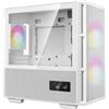 DeepCool Case PC Deepcool CH360 Digital, mini tower, M-ATX, bianco, compatibile con Micro-ATX/Mini-ITX, 2x 3,5", 3x 2,5", ventola frontale da 140 mm