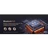 StarTech Lettore MP3 portatile - 64 GB - Bluetooth 5.3 - Schermo touchscreen da 6,1 cm - Altoparlanti integrati - Radio FM - Funzione di registrazione - Nero