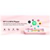 StarTech Lettore MP3 - Modello M303 - Android 9.0 - 16 GB, espandibile fino a 512 GB - Bluetooth e Wi-Fi - Schermo touchscreen da 10,2 cm - Radio FM e altoparlanti - Colore rosa