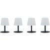 Lumisky Set di 4 lampade da tavolo a LED senza fili H25CM 4x STANDY MINI Rock