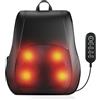 ELEHOT-Store Massaggiatore termico per schiena e collo Shiatsu 4D, 3 livelli di intensità, design ergonomico