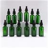 YIZHAO Verde Bottiglie Contagocce Vetro 50ml, con Pipette Contagocce Vetro,per Oli Essenziali, Aromaterapia, Laboratorio, Fragranze, Cosmetici, Viaggio - 12 Pcs
