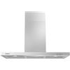 Corbero Corberó VOSTOK960X Campana decorativa orizzontale Inox, 90 cm, Pulsante, Flusso 647,7 m3/h, 165 W, 3 velocità, 3 filtri in alluminio, filtro carbone, efficienza energetica A