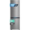 Midea 400L Frigorifero Combinato, Space Master, No Frost, MERB405MIC46 | Multi Air Flow, Compressore Inverter, WiFi Smart Control, Silenzioso 35 dB, 174 kWh/anno, Altezza 186 cm, Acciaio Bru