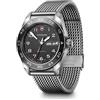 VICTORINOX SWISS ARMY Orologio da polso da uomo, al quarzo, analogico, impermeabile, cassa in acciaio inox, cinturino in pelle, cinturino di ricambio, marca, regalo