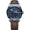 VICTORINOX SWISS ARMY Orologio da polso da uomo, al quarzo, analogico, impermeabile, cassa in acciaio inox, cinturino in pelle, cinturino di ricambio, marca, regalo