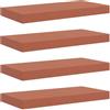 Generic Scaffale da parete 4 pz Rosso 50x23x3,8 cm | legno ingegnerizzato, 4 ripiani, montaggio a parete, design moderno, rosso acceso