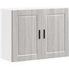 HKTMGDNG Mobile da cucina sospeso Porto, 80 x 31 x 60 cm, in legno | Versatile armadio da parete con ante per cucina, corridoio e camera da letto. Struttura stabile con capacità di carico di 75