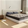 Memory Matratzen Materasso ibrido 160 x 200 20 cm H3 Molla insaccata | Fodera morbida, tutta la rete, indipendenza del sonno, sollievo dalla pressione, OEKO-TEX 100, materasso arrotolato in