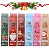 Comioke Matita Natalizia, Matite di Natale con Gomme da Cancellare Toppers, Matite Natalizie di Legno, Matita del Fumetto, Regalo Gadget Bambini Regali, 36PCS Matite6 Colori