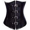 GMQWRK Corsetto rinascimentale da donna, stile 02, bustino con laccetto frontale con spalline e vita disossata, shapewear vintage, con lacci, corsetto push-up, body per steampunk, Halloween, cosplay