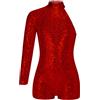 Lejafay Maillot Con Paillettes Per Danza Jazz Per Bambina Leotardo Balletto A Una Spalla Ginnastica Ritmica Costume Da Ballerina 516 Anni