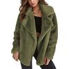 Onsoyours Cappotti Invernali da Donna Cardigan in Morbido Giacca Calda Ampia Cappotto per Le Donne Moda Donna Cappotto in Pelliccia Sintetica