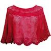 CuLtP Coprispalle da Donna Scialle Pullover Corto Estivo Cardigan Trasparente in Seta Ghiacciata all'Uncinetto Bolero da Sposa Coprispalle Giacche da Sera Vintage Coprispalle Mantella