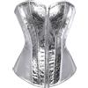 Generic Corsetto da donna occidentale con cerniera, spalline regolabili, alla moda, con guaina modellante elegante, ideale per serate e occasioni speciali