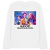 KPOP Demon Hunters K-Pop Demon Hunters - Heroic Huntrix Huntr/X Unisex Long Sleeve T Shirt, White T-Shirt Unisex - Adulto