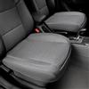 Qinlive Confezione da 2 coprisedili anteriori in pelle traspirante per auto, con fondo ventilato, protezione per sedili anteriori in pelle 3D, universali, comodi, con tasca portaoggetti, per auto