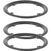 WOONEKY 3 Pezzi Paracatena in plastica nera per corona bici 42 denti | Protezione per mountain bike e bici da ciclismo, struttura antiabrasione, aiuta a preservare la corona e la durata della bici