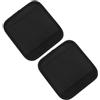 TOYANDONA 2 Pezzi Protezione per Barra Trazioni Antiscivolo in Neoprene Nero | Impugnatura Ergonomica, Superficie Testurizzata, per Montaggio senza Fori, Casa, Appartamento, Principianti