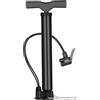 HoveeLuty Pompa per Bici 12, 6 pollici 120PSI Pompa per Pneumatici per Bici Portatile con Manometro e Piede Stepping per Scooter/Motociclette/Palle/Giocattoli Gonfiabili/Kayak per Pneumatici Gonfiator