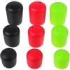 VILLCASE 9 Pezzi Tappo Posteriore con drenaggio in Silicone per Canna da Pesca | Tre Misure Disponibili, Struttura Flessibile, Sostituzione Rapida, Compatibilità, Facile da Portare