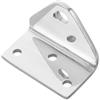 BESPORTBLE Supporto Girevole per Carrello Barca, Angolare Regolabile 4,8x3,5x3cm | Acciaio Inox 316, Argento, per Tavole di Appoggio e Scafi, Ambienti Marini Difficili