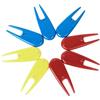 IDEANATEGRATE 8 pezzi Strumento Divot da Golf in Plastica, Leggero e antiscivolo | Colore Casuale, Marcatura della Palla, per Golfisti e Organizzatori di Tornei Uso in Campo