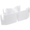 Cabilock Supporto per Rete da Tennis, Porta Telefono e Videocamera 21,3x9,7x7,5cm | Plastica Bianca, Installazione senza Attrezzi, Riprese Verticali e Orizzontali, per Pali e Campi