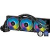 ARCTIC Liquid Freezer II 360 A-RGB - Dissipatore a liquido multi-compatibile All-in-One CPU AIO con A-RGB, pompa controllata PWM, velocità della ventola: 200-1800 RPM, LGA1700 compatibile - Nero