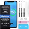 Elephantstory Batteria per iPhone XR, 4580mAh e Kit di Riparazione | Batteria Interna Alta Capacità Compatibile con iPhone XR, A1984 A2105 A2106 A2107