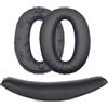 JOYSOG Cuscinetti di ricambio per cuffie sovrauricolari Sony WH-1000XM2 / MDR-1000X (nero)