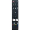 AULCMEET Telecomando di ricambio SHWRMC0137N adatto per TV Android 4K Ultra HD 70DN5KA 75EQ4EA 65EQ4EA 55EQ4EA 50EQ4EA 75EQ3EA 65EQ3EA 55EQ3EA 50EQ3EA 70DN5EA 65FN7EA 55EA 5FN7EA. 50FN7EA 43FN7EA