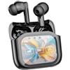 Oniissy Auricolari Wireless Traduttori, Cuffie Traduttore con Display LCD, Cuffie che Supportano 140 Lingue IPX7 Impermeabili Suono HD (Nero)