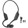 Cuifati Cuffie a Conduzione Ossea Bluetooth V6.0 IPX5 Orecchio Aperto | Ganci Auricolari Ergonomici e Leggeri, Suono Dual Drive, Autonomia 8 Ore, Microfono Integrato per Chiamate, Resistente Alla