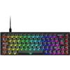 MONSGEEK FUN68 HE Tastiera 65% Hall Effect 8K QWERTZ ISO-DE Cavo | Tastiera RGB Gaming, Rapid Trigger, RT0.005mm, Polling 8000Hz, Attivazione Regolabile, Snap Tap Win/Mac (Nero)