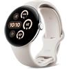 Google Pixel Watch 3 41 mm Android Smartwatch con monitoraggio della frequenza cardiaca, corsa avanzata da Fitbit, fitness Insights, batteria 24 ore su 24, cassa in alluminio argento lucido, cinturino