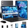 fezawio Tablet Android 15 da 10,1 pollici, tablet da gaming Gemini AI 30GB+128GB+ | Tablet con mouse, tastiera e custodia protettiva, octa-core, Wi-Fi 6, Widevine L1, GMS, jack audio da 3,5 mm, GPS, Face ID