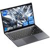 AURLAUBE PC Portatile, Laptop computer 15.6", Computer Portatile con Processore Core i3-8100Y, 16GB RAM DDR3, SSD 512GB, FHD 1920*1080 Notebook, Apertura a 180°, Type-C, WiFi 5, BT 5.0, Win 11 PRO, Office 365