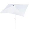 AKTIVE Ombrellone rettangolare, bianco, 180 x 120 cm, UV30, da balcone (62515)