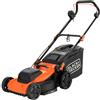 BLACK+DECKER Tagliaerba elettrico 1800W 40cm, cesto 40L, BEMWP400-QS | Tagliaerba elettrico brushless 1800W, taglio 40 cm, 7 livelli, tappo mulching, cesto raccolta 40L