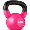 G5 HT SPORT [Kettlebell Professionale in Ghisa e Vinile] Pesi Da 2 A 24 kg | Per Allenamento Forza, Tonificazione, Functional Fitness, Cross Training, Home Gym e Sala Pesi | 11 Varianti di Peso