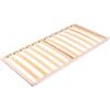 babybay rete a doghe babybay 70 x 140 cm adatta al lettino, naturale non trattata