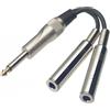 Stagg YC-0,1/1P2PFH cavo adattatore 2 x presa jack mono / jack mono...