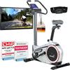 Merkloos Cyclette - Volano da 12 kg - 32 livelli di resistenza - Fino a 150 kg - Supporto per tablet