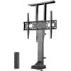 Lustrens Supporto a pavimento motorizzato per televisore - Schermo da 37-65 pollici - Standard VESA da 200x200 a 600x400 - Colore nero