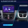 Lustrens Autoradio 9 pollici, doppio DIN, con Android Auto e CarPlay, potenza 4x50W