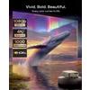 Lustrens Proiettore portatile Beamer - 1000 lumen ANSI - Full HD - LED - Smart Google TV - Ideale per film e giochi