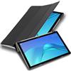 Cadorabo Custodia Tablet per Huawei MediaPad M5 / M5 PRO (10.8 Zoll) in NERO SATIN - Copertura Protettiva Molto Sottile di Similpelle in Stile Libro CON Auto Wake Up e Funzione Stand